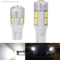 ♗ 1 PCS Car T10 W5W LED Signal Bulb 12V 5630 SMD 7000K White Auto Interior Dome Reading Lights Trunk Wedge Side License Plate Lamp