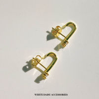 ? New Collection? Polly 18K Gold Plated Earring ต่างหู Earring ต่างหูแฟชั่น ต่างหูสีทอง ต่างหูผู้หญิง #WD211