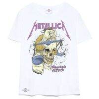 Hot sale Metallica Band Thin Lizzy band graphic Mens 100% Cotton Round Neck Short Sleeve T-Shirt  Adult clothes