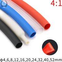 【cw】 1M Shrink Tube with Glue Adhesive Lined 4:1 Wall TubinID 4 6 8 12 16 20 32 40 52 mm g Sleeve Wrap Wire Cable kit 【hot】 !