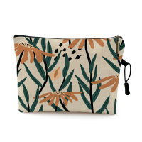 Plant Sun Moon Print Cosmetic Case Woman Lady Makeup Bag Portabletravel Beach Storage Bag Best Gift Cosmetic Bag Lipstick Pouch