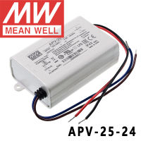 ต้นฉบับหมายถึงดี APV-25-24 Meanwell 24โวลต์1.05A แรงดันไฟฟ้าคงที่ออกแบบ25.2วัตต์เอาท์พุทเดียว LED สลับแหล่งจ่ายไฟ