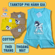 Bộ Ba Lỗ Tanktop Bé Trai, Bé Gái Cotton Mặc Nhẹ, Mát, Quần Áo Mùa Hè Trẻ Em