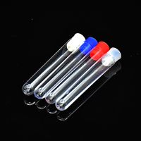 【CW】ஐ  Plastic Test Tube 5ml Hard Benzene 12 x 75 mm Transparencies Polystyrene Tubes With Caps /