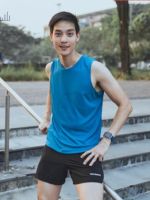 เสื้อวิ่ง คอกลม แขนกุด Warrix  รุ่น BASIC RUNNING TANK