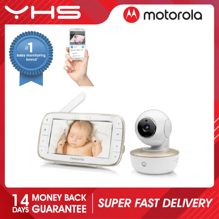 Motorola MBP855CONNECT Portable Video Baby Monitor with Wi-Fi