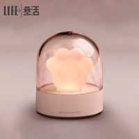 Cat Claw Night Light with Music Box Music Box Meow Claw INS Wind Music Light USB Charging LED Atmosphere Table Lamp