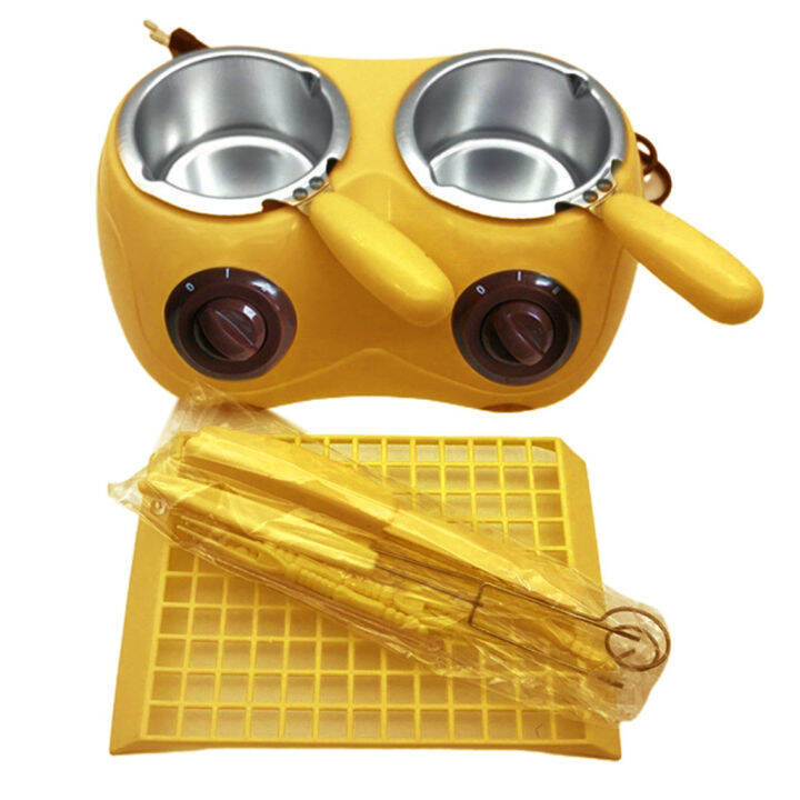 Aluminum Liner Plastic Hot Chocolate Melting Pot Electric Fondue Melter