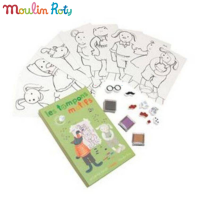 Moulin Roty Stamper ชุดตัวปั้ม แต่งตัวตุ๊กตา Stamper กล่องเขียว MR-632645