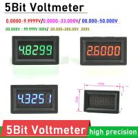 High Precision 5Bit DC Voltmeter 0-200V 100V 50V 33V 10V LED Digital Voltmeter Voltage Volt Panel Meter battery Tester 5V 12V