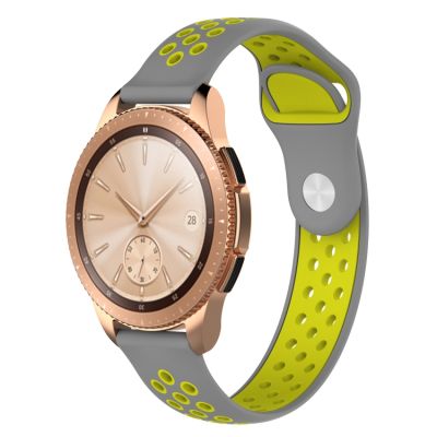 สายนาฬิกาข้อมือสีคู่สำหรับ Galaxy Watch 42มม.