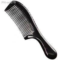 Black Horn Comb Traditional Handicraft Anti-static Smooth Scalp Massage Hair Comb Health Head Care