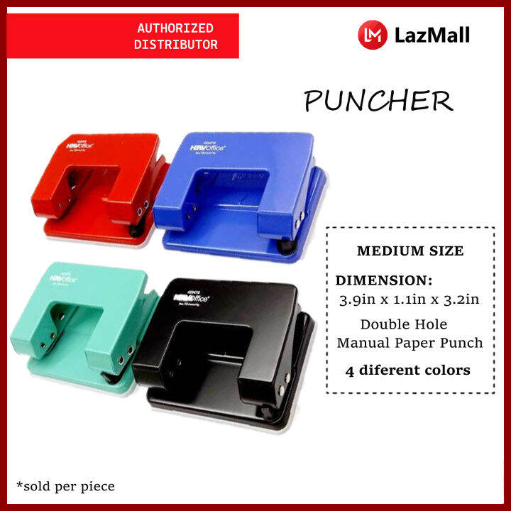 Double Hole Puncher Medium Size Random Color Lazada PH
