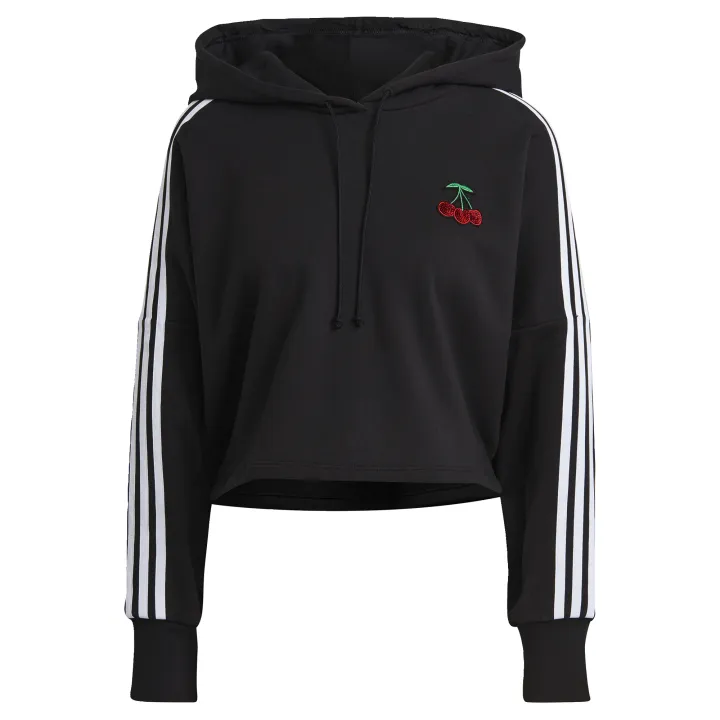 adidas her studio cropped hoodie