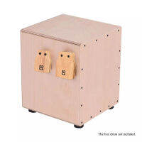 Walter.t ขนาดใหญ่และขนาดกลาง2ชิ้น Cajon Drum Companion อุปกรณ์เสริม Castanets สำหรับเครื่องเพอร์คัชชันมือ