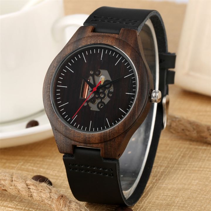 stylish-black-wooden-watch-hollow-engraving-dial-quartz-mens-watch-genuine-leather-male-wrist-watch-wooden-timepiece-gift-2019