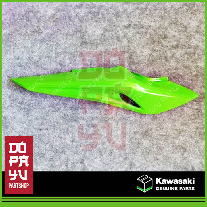 Cover Body Belakang Ninja Rr New Sebelah Kanan Warna Hijau Solid Polos