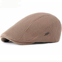 T2646 Beret หมวกฤดูใบไม้ร่วงฤดูหนาวใหม่ที่หมวกสำหรับผู้ชายผู้หญิงปรับ Ivy Newsboy หมวกแบน I คุณภาพของแข็งถักที่ Berets