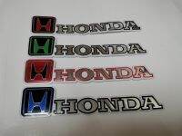 สติ๊กเกอร์ฟอยด์ ปั๊มนูน คำว่า HONDA ติดรถ แต่งรถ ฮอนด้า sticker สวย ขนาด 3x14 ซม. สวย งานดี หายาก ติดท้ายรถ ติดข้างรถ ติดประตูรถ