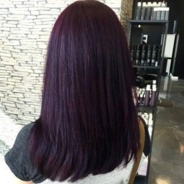 Warna rambut ungu violet