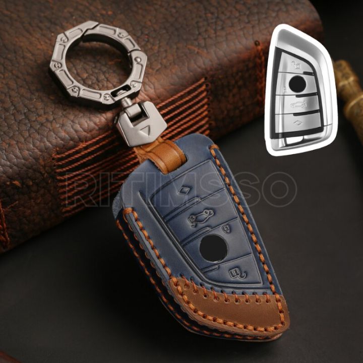 leather-car-key-case-cover-for-bmw-f20-g20-g30-x1-x3-x4-x5-g05-x6-x7-g11-f15-f16-g01-g02-f48-accessories-holder-shell-keychain