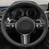 Car Steering Wheel Cover DIY Soft Black Suede For BMW (M Sport) 1 Series F20 F21 M135i M140i M235i M240i X1 F48 X2 F39 X3 F25