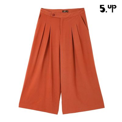 5UP กางเกงขาบาน รุ่น YH55350 - สีส้ม