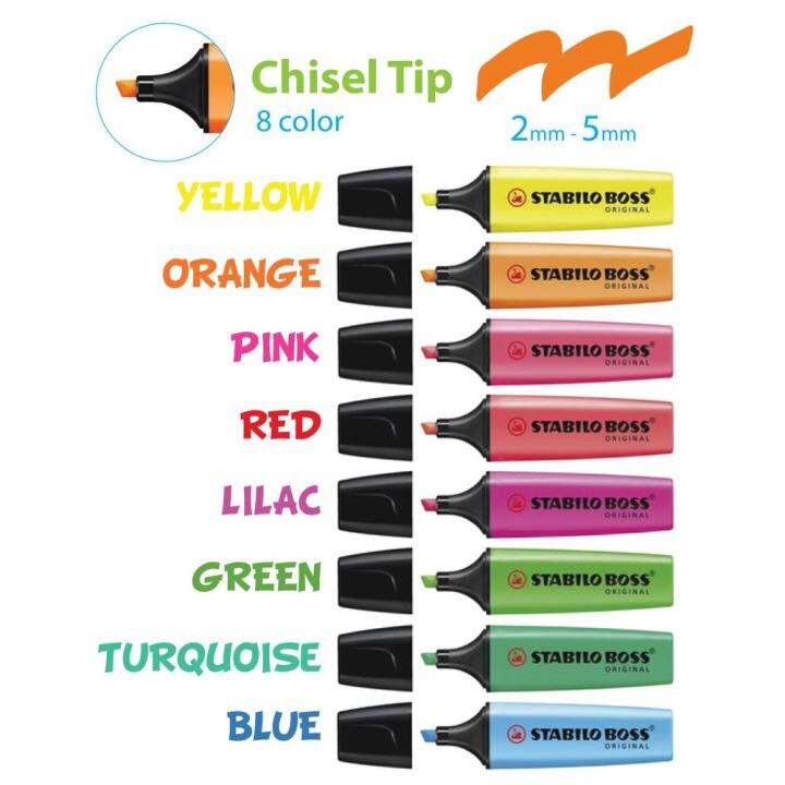 STABILO BOSS ORIGINAL Highlighter Pen and Text Marker Lazada PH