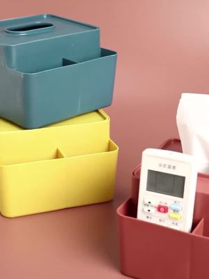 โปรโมชั่น+++ กล่องเก็บของ กล่องทิชชู่ เดสก์ทอป มัลติฟังก์ชั่น กล่องเก็บของระยะไกลที่สร้างสรรค์ โต๊ะกาแฟห้องนั่งเล่น กล่องทิชชู่ ราคาถูก กล่อง เก็บ ของ กล่องเก็บของใส กล่องเก็บของรถ กล่องเก็บของ camping