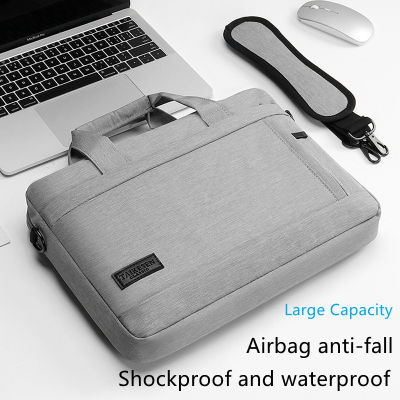 Laptop Bag Women for Macbook Air 13 14 15 15.6 17 Men Waterproof Shoulder Bag Notebook Case Sleeve for Huawei Xiaomi ASUS Dell