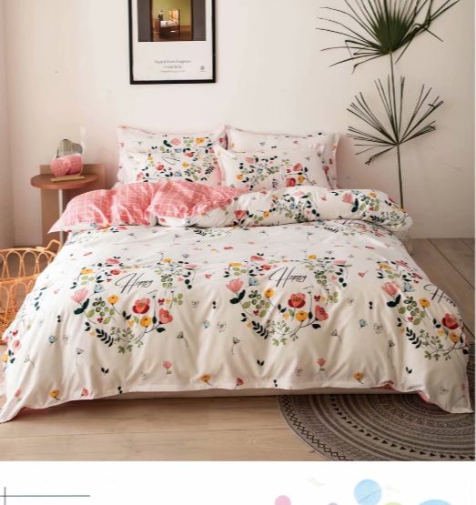 100% Cotton PROYU 7 in 1 High Quality Cotton Fitted Bedsheet Tinggi 16 Inic set with Comfort (Queen&King)