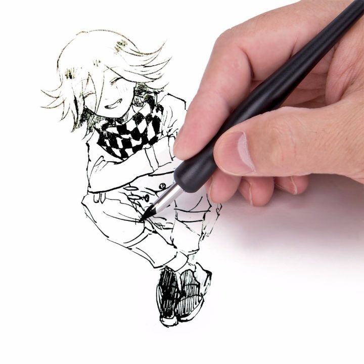 ชุดปากกาวาดภาพ-งานศิลปะ-ด้ามจับปากกา-2-ชิ้น-พร้อมหัวปากกา-5