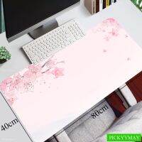 ✓✓❈ Pink Cherry Blossoms Speed Locking Edge Large Natural Rubber Mouse Pad Waterproof Game Desk Mousepad Keyboard Mat For Ladies