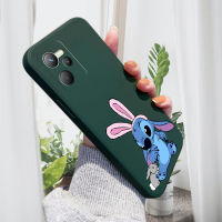 เคส PMP สำหรับ Realme Narzo 50A Realme Narzo 50A Prime เคสโทรศัพท์ลายการ์ตูนปลอกซิลิโคนน้ำทรงสี่เหลี่ยมดั้งเดิมคลุมทั้งหมดกล้องเคสป้องกันทนแรงกระแทก