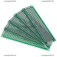 zuoyingdu064194 5X DOUBLE SIDE 2x8cm PROTOTYPE PCB Universal Printed Circuit Board แผ่นทองแดง