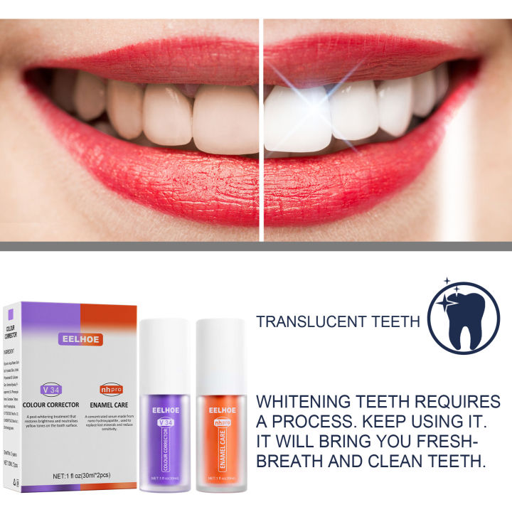 eelhoe-ยาสีฟัน-2-สูตร-ยาสีฟันฟอกฟันขาว-ลดการเสียวฟัน-ขจัดคราบหินปูน-30-ml