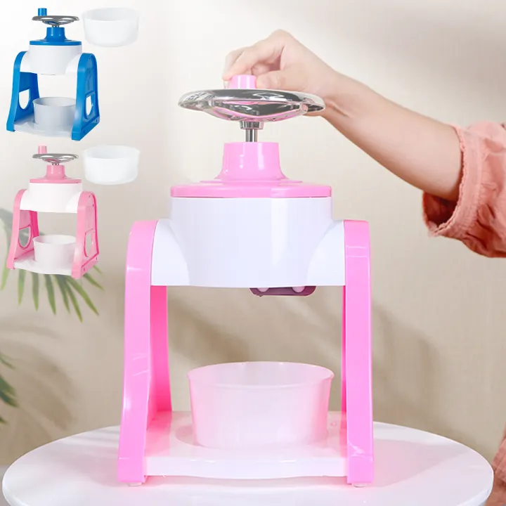 Portable Ice Shaver Manual Ice Crusher Hand Crank Ice Shaver Portable