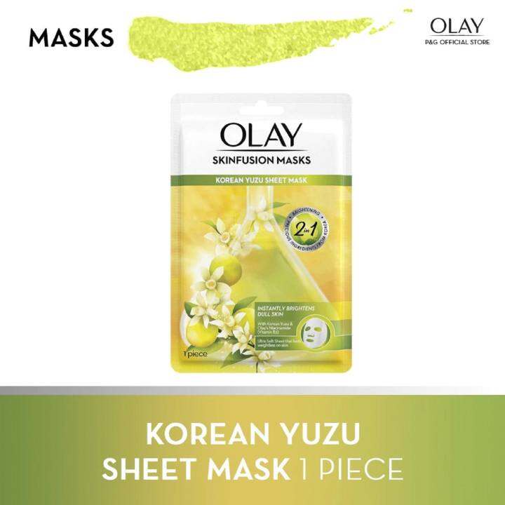 OLAY Korean Yuzu Sheet Mask | Lazada PH