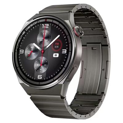 สำหรับนาฬิกา Huawei สายนาฬิกาข้อมือเหล็กไทเทเนียมแบบปลดเร็วอเนกประสงค์3/GT 3 Pro/gt 2 (สีเทา)