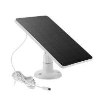 ▫✵☞ Waterproof 10W Solar Panel Charger for Home Security Camera Solar Cells Powered Charger with Charging Cable White