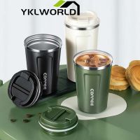 ndblgb YKLWORLD 380ml/510ml แก้วเก็บอุณหภูมิ แก้วเก็บความเย็น แก้วกาแฟร้อน