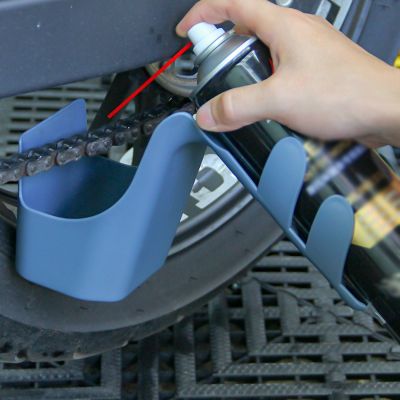 ☒ Bike Chain Cleaning Greasy Dirt Storage Tool Motorcycle Chain Cleaning Oil Splash-Proof Box Bicycle Chain Cleaning Accessory