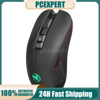 ~ PCER◆HXSJ T30 2.4GHz Optical Wireless Mouse Rechargeable Silent Gaming Mouse 3600DPI Ergonomic Mice LED Backlit for PC L