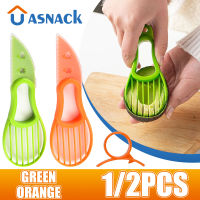 3 In 1 Avocado Slicer Shea Corer Butter ผลไม้ Peeler เครื่องตัดมีดพลาสติก Pulp Separator ครัวผักเครื่องมือครัว Gadgets