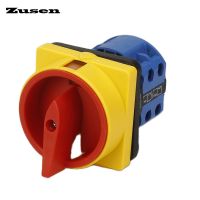 【CC】☄  Zusen Cam LW26GS-20/04-1 690V 20A Lock 4 Poles 8 Terminals OFF-ON 2 Position