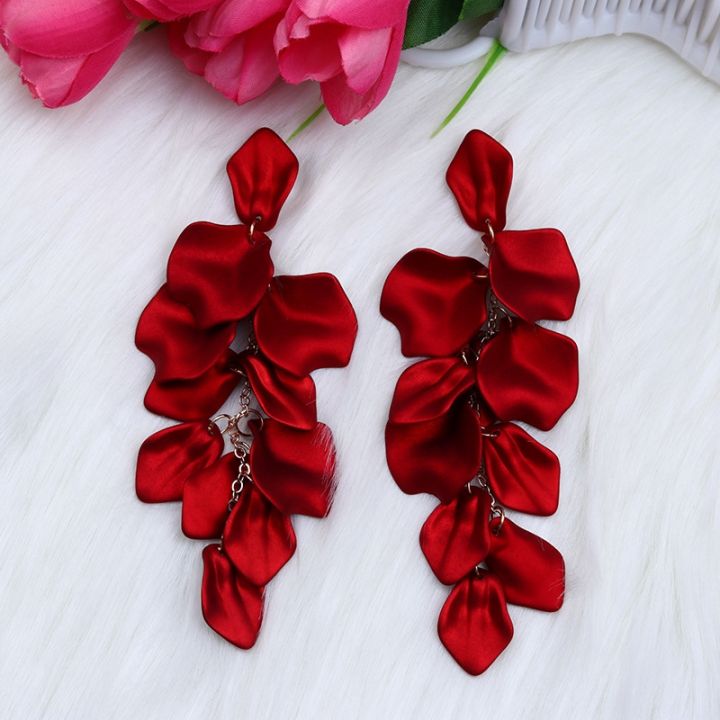 yf-drop-earrings-for-pink-tassel-hanging-earring-fashion-jewelry-accessories