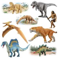 โมเดลไดโนเสาร์จูราสสิกเวิลด์ของเด็กๆ TAKARA Tyrannosaurus Tyrannosaurus Stegosaurus โมเดลของเล่นเพื่อการศึกษาของสะสม