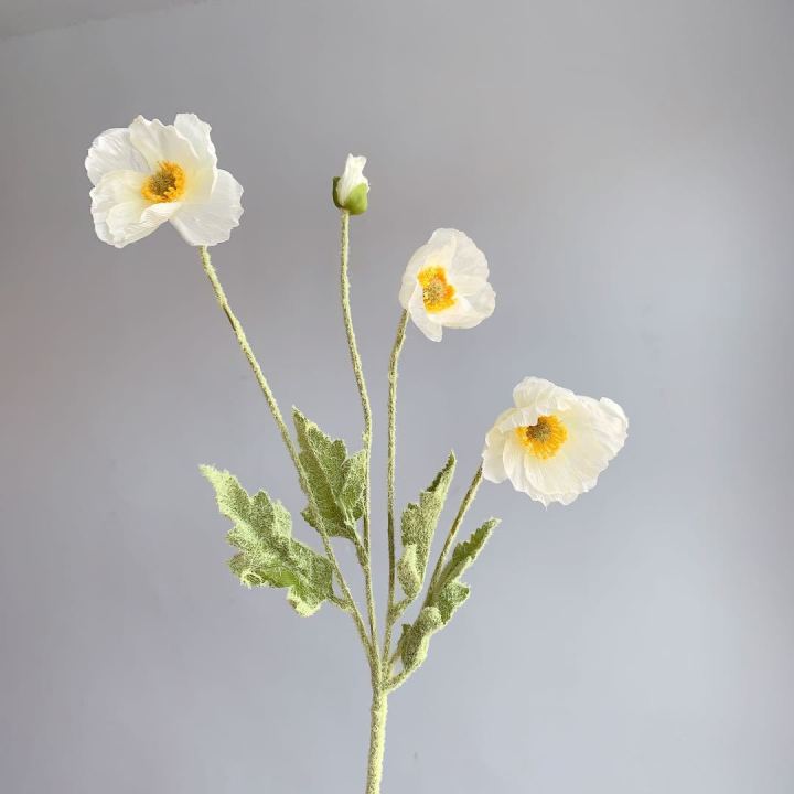 ดอกไม้จำลอง-yu-meiren-ดอกไม้ผ้าไหมฝูง4ประชากรจำลอง