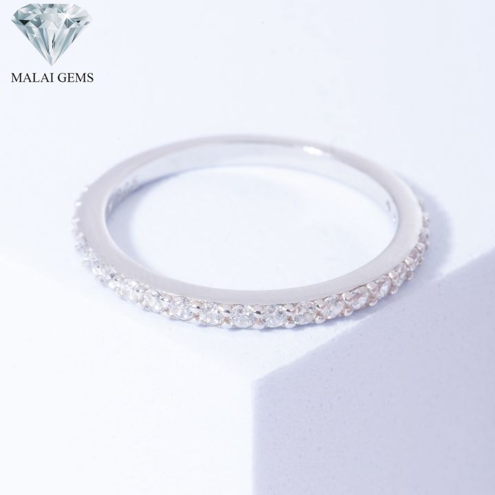 malai-gems-แหวนเพชร-เงินแท้-925-เคลือบทองคำขาว-ประดับเพชรสวิส-cz-รุ่น-151-r13106-แถมกล่อง-แหวนเงินแท้-แหวนเงิน-แหวน