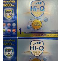 [ ขายยกลัง -3 กล่อง ] นมผง HI-Q SuperGold 1 3600 g ไฮคิว ซูเปอร์โกลด์ สูตร 1 SYNBIO PROTEQ 3600 กรัม
